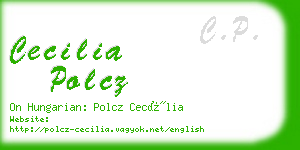 cecilia polcz business card